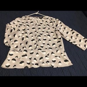 Banana Republic Peplum Sz L Women’s Blouse